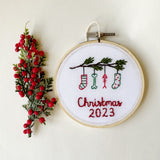 2025 Christmas Stockings Ornament