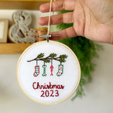 2025 Christmas Stockings Ornament