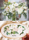 Oval Bridal Bouquet Replica