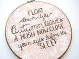 Float Down Like Autumn Leaves