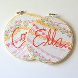 Personalized Coral Name Sign