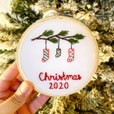 2025 Christmas Stockings Ornament