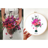 Round Bridal Bouquet Replica