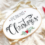 Personalized Family Christmas Sign