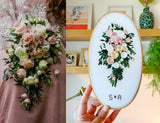 Oval Bridal Bouquet Replica