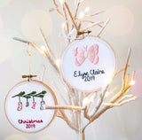 Butterfly Baby Ornament