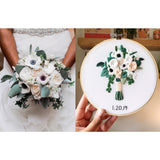 Round Bridal Bouquet Replica