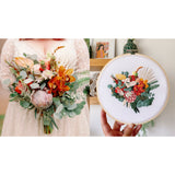 Round Bridal Bouquet Replica