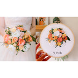 Round Bridal Bouquet Replica
