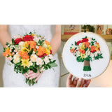 Round Bridal Bouquet Replica