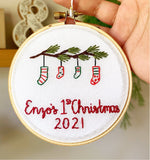 2025 Christmas Stockings Ornament