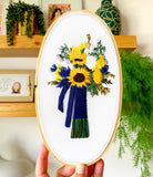 Oval Bridal Bouquet Replica