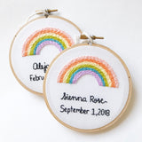 Pastel Rainbow Ornament
