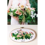 Oval Bridal Bouquet Replica
