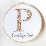 Personalized Floral Monogram