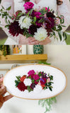 Oval Bridal Bouquet Replica