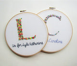 Personalized Floral Monogram
