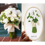Oval Bridal Bouquet Replica